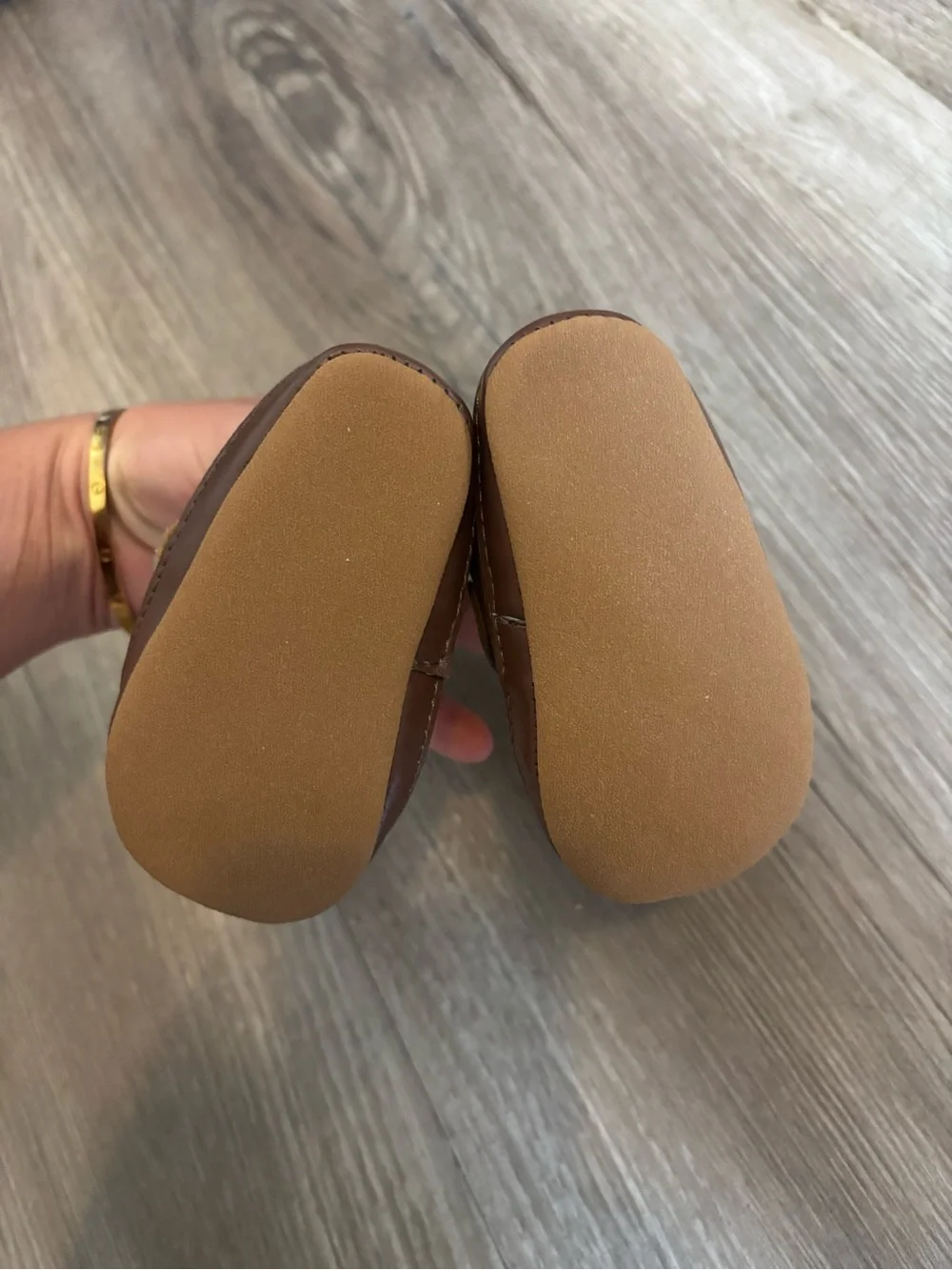 Baby Tan Strap Boots